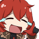DilucLaugh emote for Discord