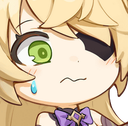 FischlSweat emote for Discord