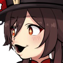 HuTaoPog emote for Discord