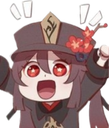 HuTaoYay emote for Discord