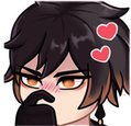 ZhongBlush emote for Discord