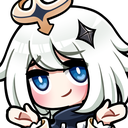 PaimonShrug emote for Discord