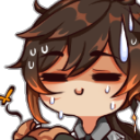 ZhongliSweat emote for Discord