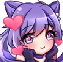 KeqingBlush emote for Discord