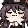 HuTaoPray emote for Discord