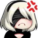 2B_angry emote for Discord