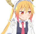 TohruPeace emote for Discord