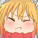 TohruPout emote for Discord
