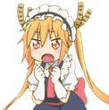 TohruConcerned emote for Discord