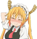 TohruHehe emote for Discord