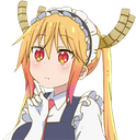 TohruThink emote for Discord