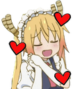 TohruLove emote for Discord
