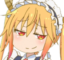 TohruSmug emote for Discord