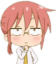 KobayashiThink emote for Discord