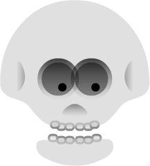 skype_skull emote for Discord