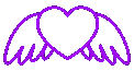 Purple_angel_heart emote for Discord