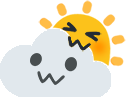 blobpartlysunny emote for Discord