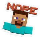 steve_nope emote for Discord