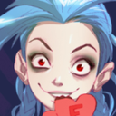 JinxCrazyEyes emote for Discord