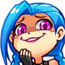jinxhowcute emote for Discord