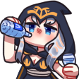 AsheDrinkWater emote for Discord