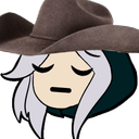 AsheYeehawPensive emote for Discord