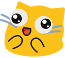 blobcatgooglyaww emote for Discord