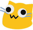 blobcatgoogly emote for Discord