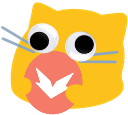 blobcatgooglybrilliance emote for Discord
