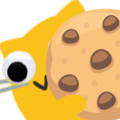 blobcatgooglybigcookiepeek emote for Discord