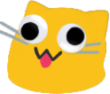 blobcatgooglyblep emote for Discord