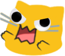 blobcatgooglyflip emote for Discord