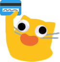 blobcatgooglycard emote for Discord