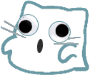 blobcatgooglyghost emote for Discord