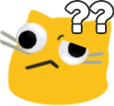blobcatgooglywaitwut emote for Discord