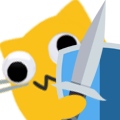 blobcatgooglyhero emote for Discord