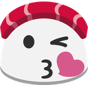 sushikissheart emote for Discord