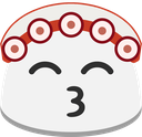 sushikissyface emote for Discord