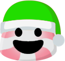 blobmintfestive emote for Discord