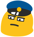 blobglarepolice emote for Discord