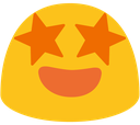 blobstarstruck emote for Discord