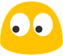 blobeyesdown emote for Discord