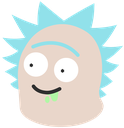 rickblob emote for Discord
