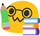 blobstudent emote for Discord