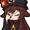 HuTao_damm emote for Discord