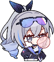 SilverWolfCOOL emote for Discord