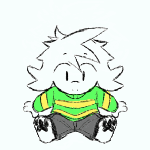 Asrielbutfluffi emote for Discord