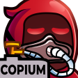 aStaffdemizeCopium emote for Discord