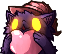 MobBlackCatHeart emote for Discord