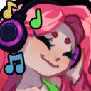 NPCPartyGirlJamming emote for Discord